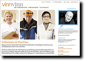 Nettsiden www.vinnvinn.org